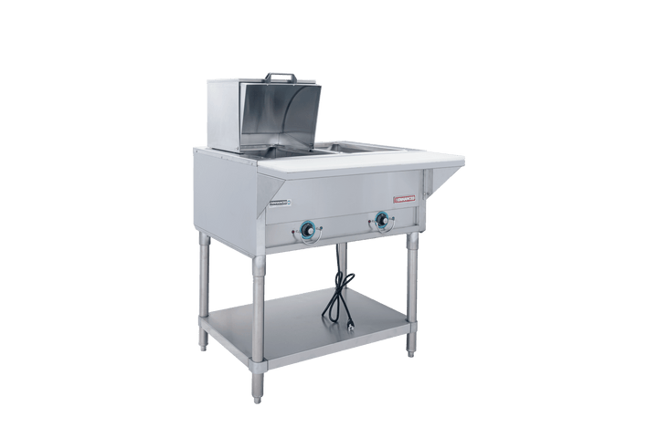 Enhanced SS & Equipment E - STRTC - 142112 Steam Table Roll Top Cover 14"x21.5"x11 - 3/4"H, 18GA 304 Stainless Steel - Enhanced SS & Equipment - Enhanced Equipment