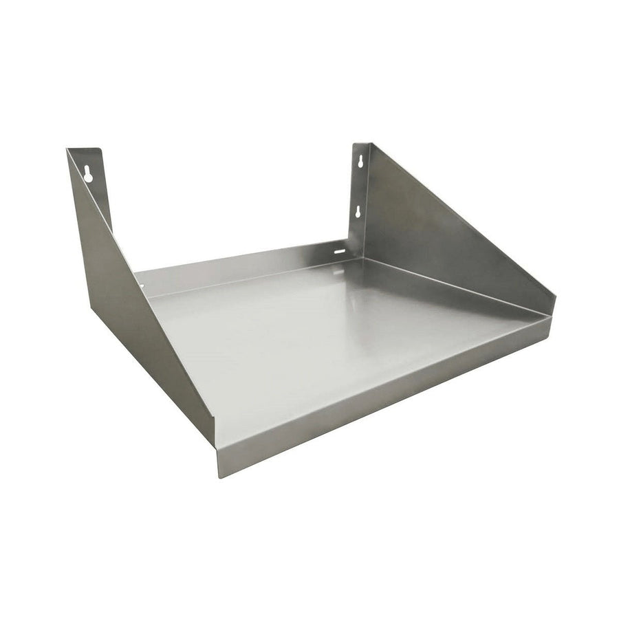 Enhanced SS & Equipment E-WLS-0524-318 Wall Mount Lavatory Shelf, Stainless Steel, 5"D x 24"W x 5"H - Enhanced SS & Equipment - Shelving SS - Enhanced Equipment