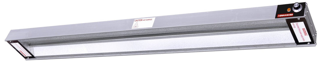 ENSW48I - 1 Enhanced Strip warmer 48\" infinite switch, 120v, 1100W, with angle brackets, NSF - Enhanced Parts & Accessories - Enhanced Equipment