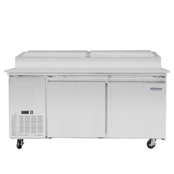 EPP - 67 - HC Enhanced 67" Pizza Prep Table - Enhanced Refrigeration - Refrigeration - Enhanced Equipment