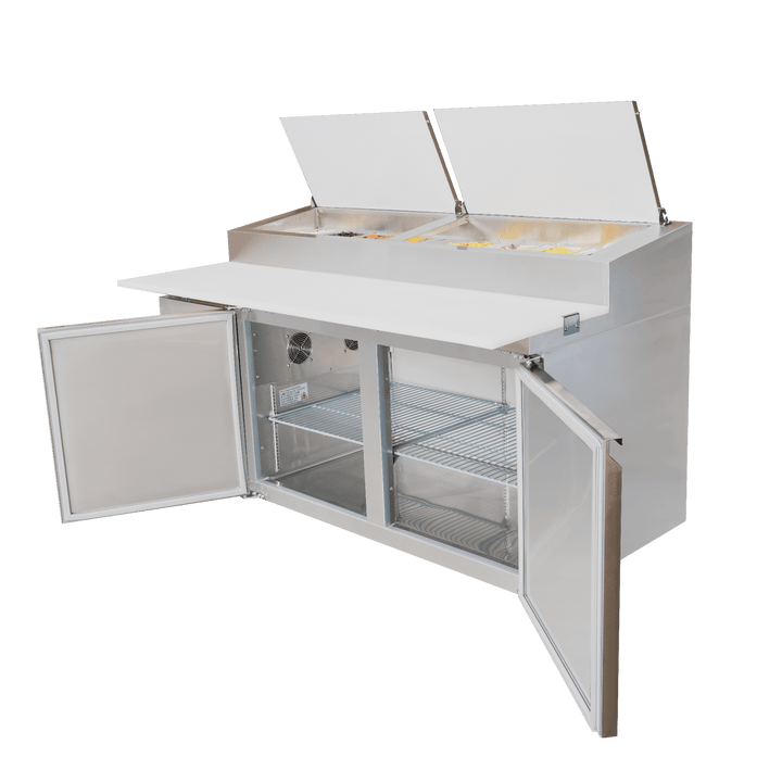 EPP - 67 - HC Enhanced 67" Pizza Prep Table - Enhanced Refrigeration - Refrigeration - Enhanced Equipment