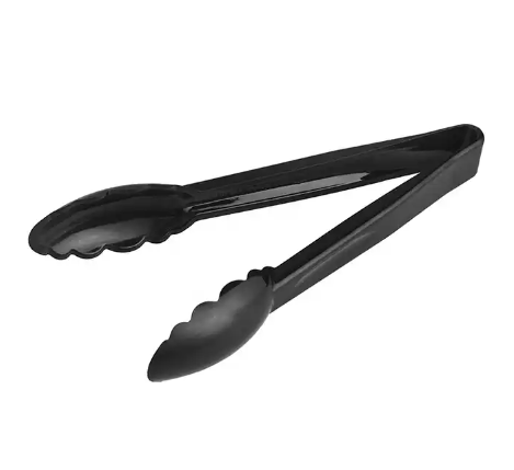 EPT - 6BK Cresco Resco Utility Tong, 6" Black - Enhanced Smallwares - Enhanced Equipment