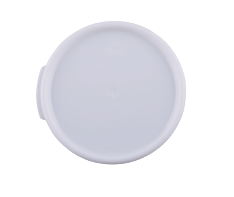 ERCL68T Cresco Resco Round Lid For 6&8 qt Round Container, Translucent - Enhanced Smallwares - Enhanced Equipment
