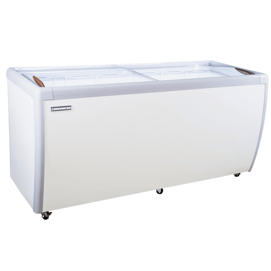 ERI - 560 Enhanced 71" Sliding Glass Door Freezer, 6 Baskets - Enhanced Freezers - Freezer/Dipping Cabinet - Enhanced Equipment