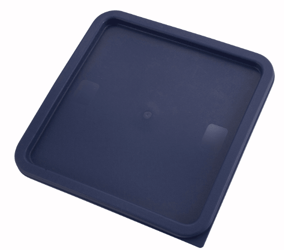ERSL121822B Cresco Resco Square Lid For 12, 18 & 22 qt Container, Blue - Enhanced Smallwares - Enhanced Equipment