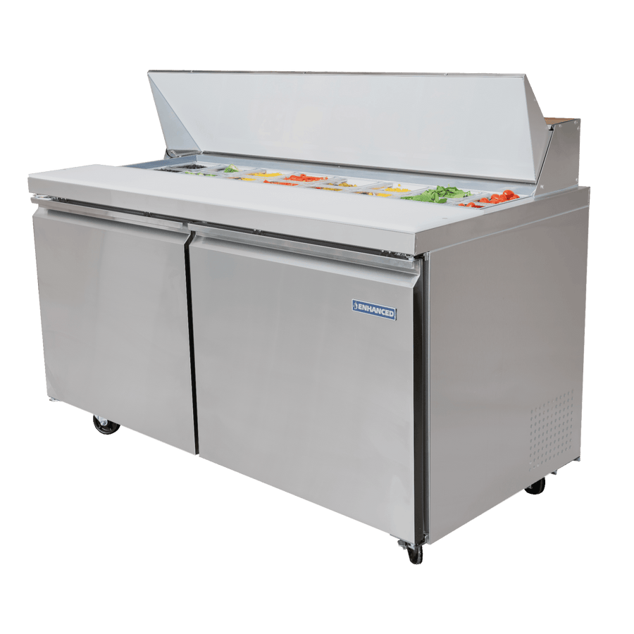 ESP - 60 - HC Enhanced 60" Refrigerated Sandwich/Salad Prep Unit - Enhanced Refrigeration - Refrigeration - Enhanced Equipment