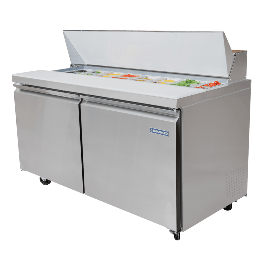 ESP - 60 - HC Enhanced 60" Refrigerated Sandwich/Salad Prep Unit - Enhanced Refrigeration - Refrigeration - Enhanced Equipment