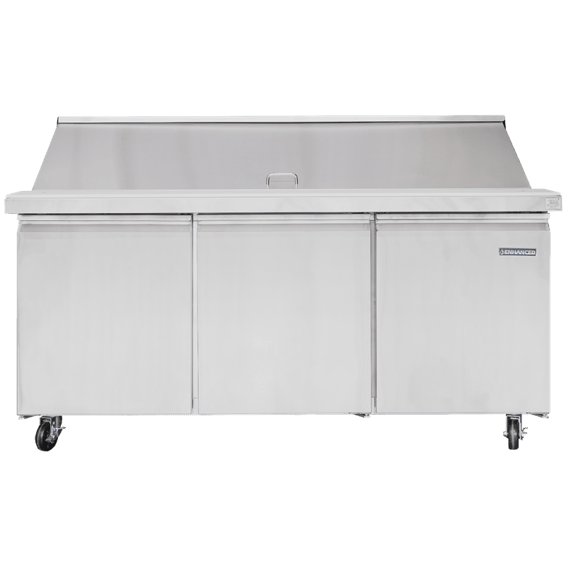ESP - 72 - HC Enhanced 72" Refrigerated Sandwich/Salad Prep Unit - Enhanced Refrigeration - Refrigeration - Enhanced Equipment
