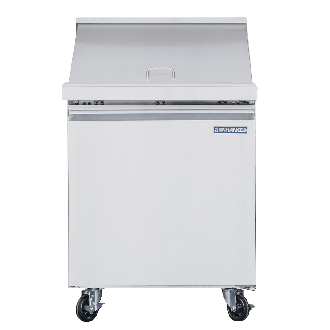 ESPM - 27 - 12 - HC Enhanced 27" Refrigerated Sandwich/Salad Prep Unit, Mega Top - Enhanced Refrigeration - Refrigeration - Enhanced Equipment