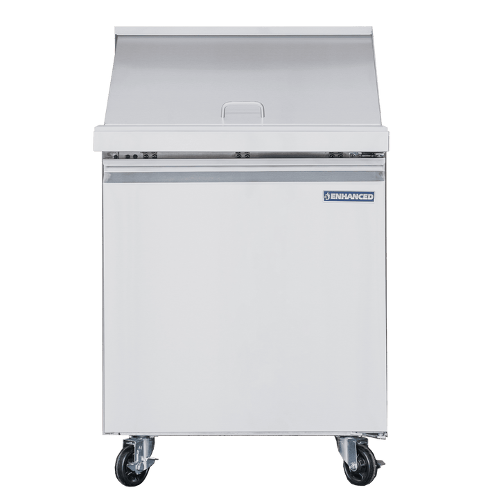 ESPM - 27 - 12 - HC Enhanced 27" Refrigerated Sandwich/Salad Prep Unit, Mega Top - Enhanced Refrigeration - Refrigeration - Enhanced Equipment