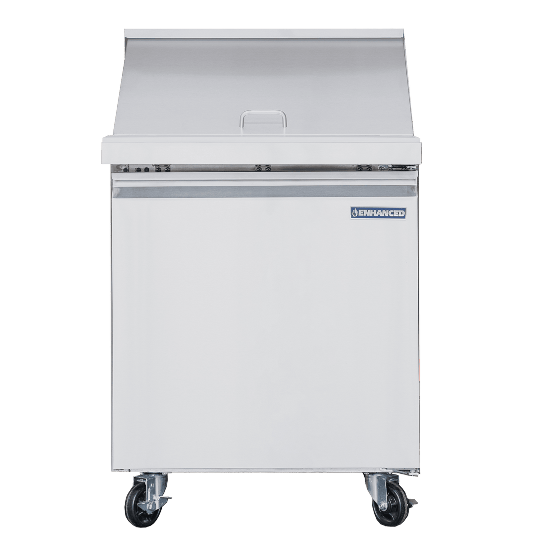ESPM - 27 - 12 - HC Enhanced 27" Refrigerated Sandwich/Salad Prep Unit, Mega Top - Enhanced Refrigeration - Refrigeration - Enhanced Equipment