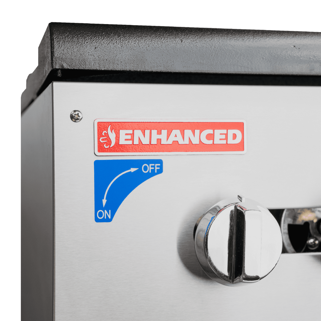 ESPS - 1 Enhanced Single Stock Pot Range, NAT Gas - Enhanced Gas Equipment - Stock Pot Range - Enhanced Equipment