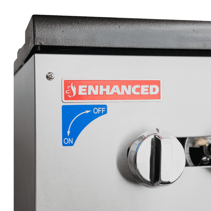 ESPS - 1 Enhanced STOCK POT RANGE, SINGLE Nat. Gas 110,000 BTU - Enhanced Gas Equipment - Stock Pot Range - Enhanced Equipment