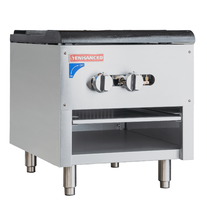 ESPS - 1 Enhanced STOCK POT RANGE, SINGLE Nat. Gas 110,000 BTU - Enhanced Gas Equipment - Stock Pot Range - Enhanced Equipment