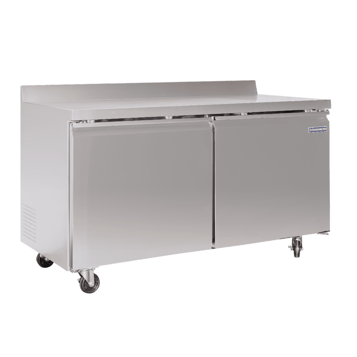 EWT - 60R - HC Enhanced 60" Worktop Refrigerator, two solid doors - Enhanced Refrigeration - Enhanced Equipment