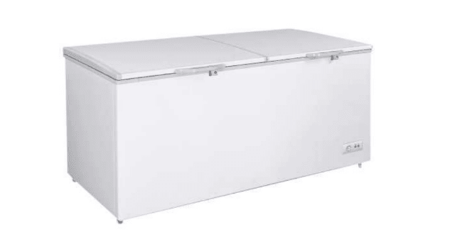 EXF - 650 Enhanced Chest Freezer, solid door, 19.8 cubic feet, white exterior, 76" wide, 2 baskets - Enhanced Freezers - Enhanced Equipment