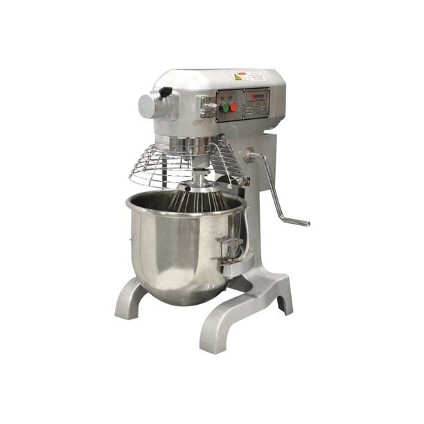 HLM20B - T Enhanced Planetary Mixer 20 Quart, with timer, 12 hub 1.5HP 115V/60HZ/10A NEMA 5 - 15P 1x Beater, 1x Hook, 1x Whisk - Enhanced Mixers - Enhanced Equipment