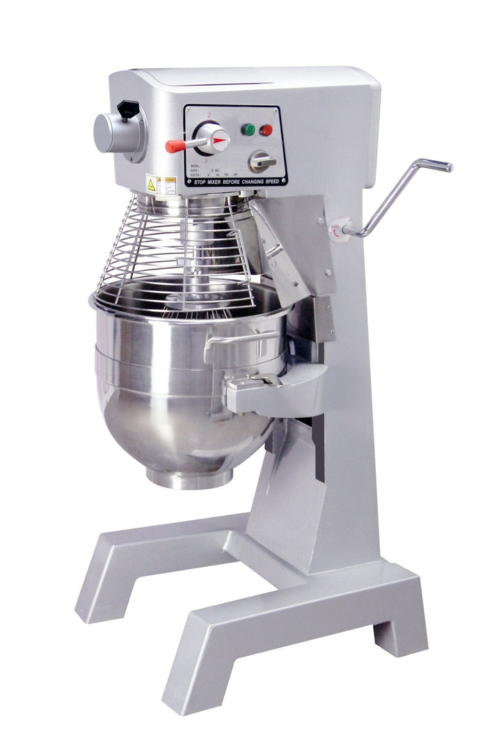 HLM30B - T Enhanced Planetary Mixer 30 Quart, with timer, 12 hub 2HP 115V/60HZ/15A NEMA 5 - 15P 1x Beater, 1x Hook, 1x Whisk - Enhanced Mixers - Enhanced Equipment