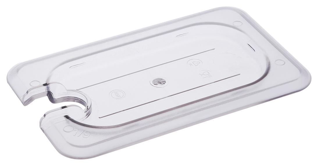 Cresco Resco Smallwares EFPL9NC 1/9 Size Notched Clear Insert Pan Lid