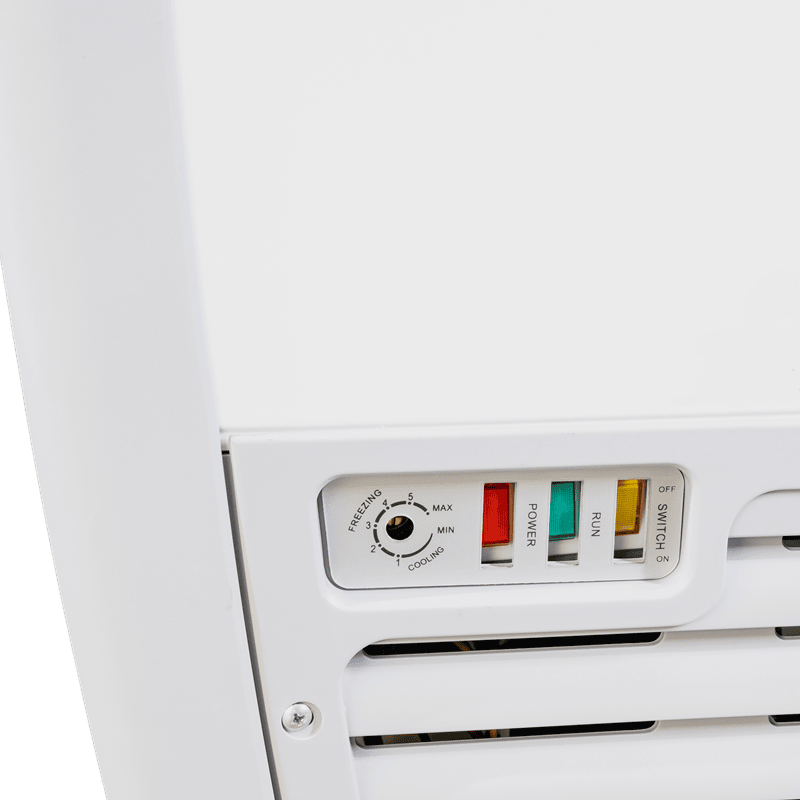 ERI-260 Enhanced 40" Sliding Glass Door Freezer, 2 Baskets