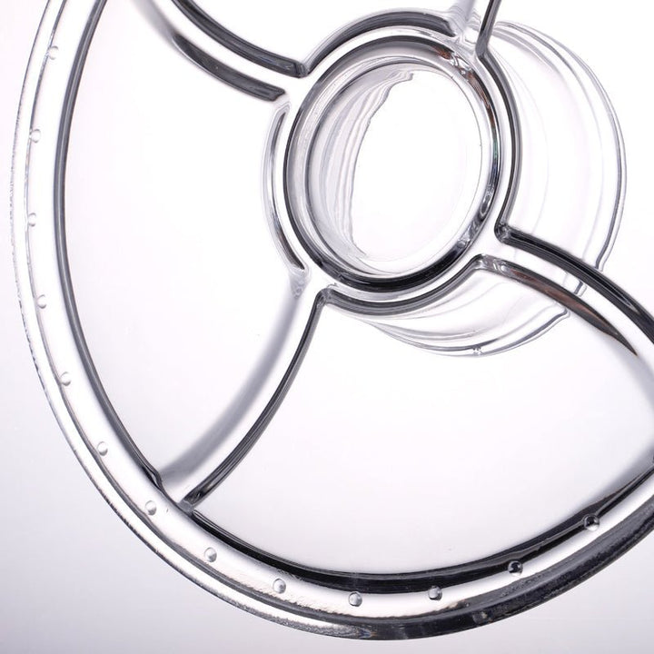 PL - 9212 Enhanced Glass Cake Stand with Dome Cover - Enhanced Glassware - Glassware - Enhanced Equipment