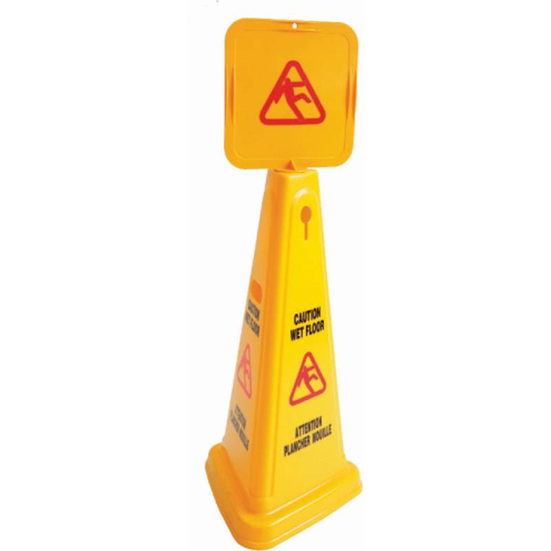 WFC Cresco - Resco (CAUTION) WET FLOOR CONE - Enhanced SS & Equipment - Enhanced Equipment