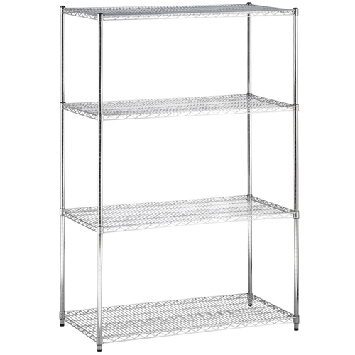 WS1454C Wire Shelf 14"W x 54"L Chrome - Enhanced Wire Shelving - Enhanced Equipment