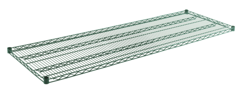 WS2472EG Enhanced Wire Shelf 24"W x 72"L Epoxy Coated - Enhanced Wire Shelving - Enhanced Equipment