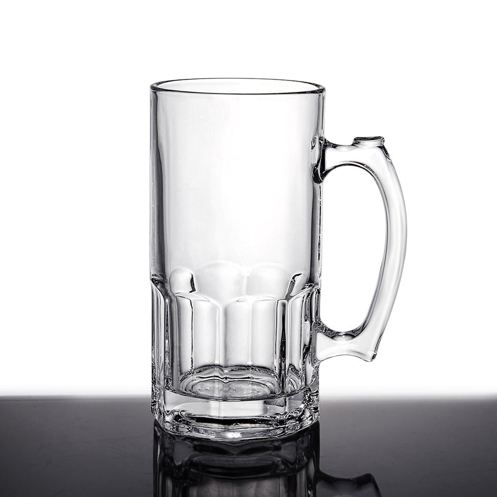 Z2133A Enhanced 34 Oz. Glass Mug - 1 Dozen - Enhanced Glassware - Glassware - Enhanced Equipment