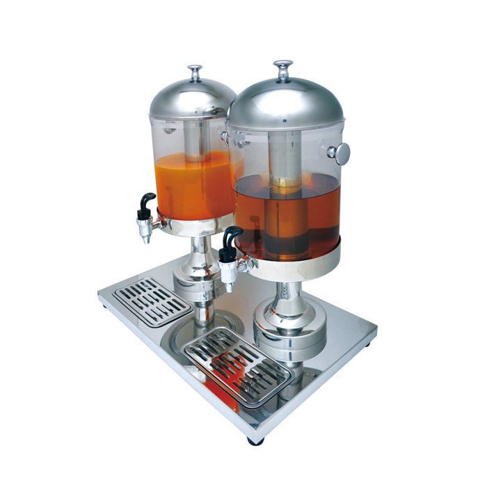 ZCF302A/B Enhanced Beverage Dispenser Double, chrome - Enhanced Slicers - Enhanced Equipment