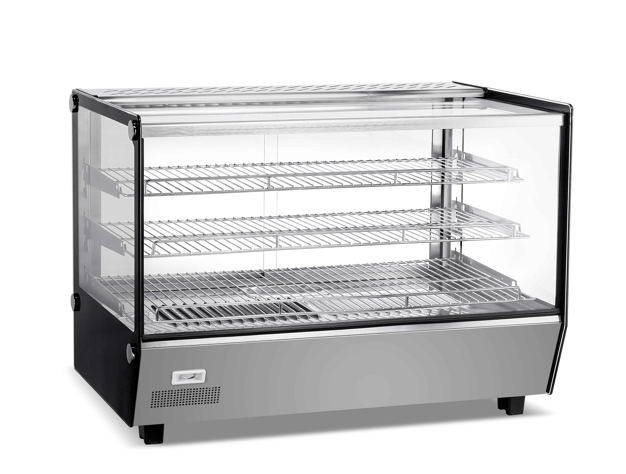 E-HW-200 Enhanced 47" Countertop Hot Food Showcase with 3 Adjustable Shelves - Enhanced Display Cases - Warmers - Enhanced Equipment