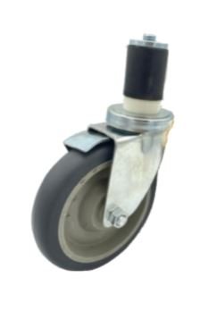 EEX175Z-513-P2-1-1 Enhanced 5" Casters with Brakes, Set of 4 - Enhanced Parts & Accessories - Caster - Enhanced Equipment