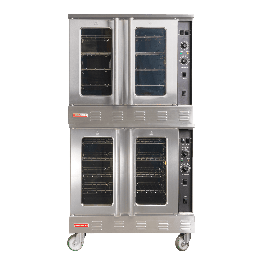 EGCO613-2 Enhanced Double Convection Oven - Enhanced Equipment - Convection Ovens - Enhanced Equipment