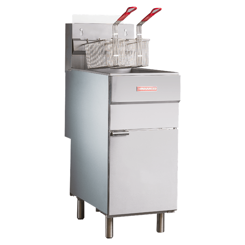 EGF-90-N Enhanced 35-40 Lb. Natural Gas Fryer - Enhanced Equipment - Fryer - Enhanced Equipment