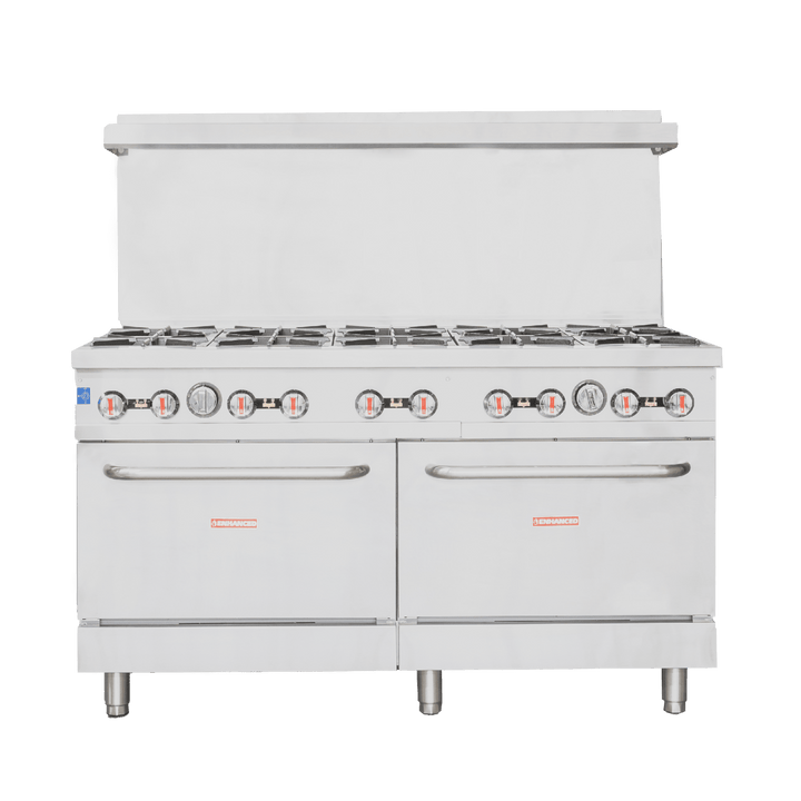 ER-10 Enhanced 60" Gas Range, 10 Burner with Oven - Enhanced Equipment - Range - Enhanced Equipment