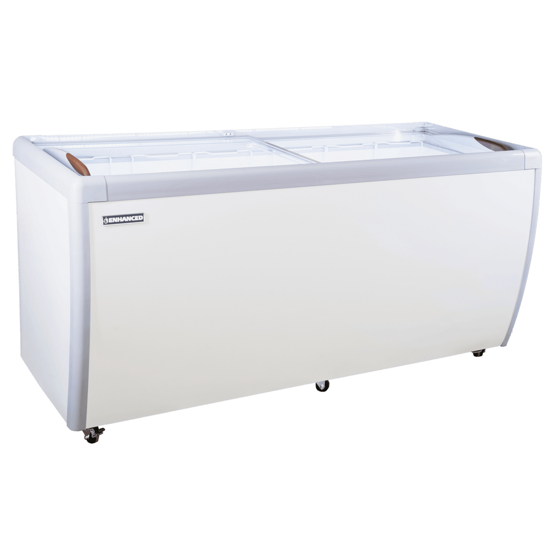 ERI-560 Enhanced 71" Sliding Glass Door Freezer, 6 Baskets - Enhanced Freezers - Freezer/Dipping Cabinet - Enhanced Equipment
