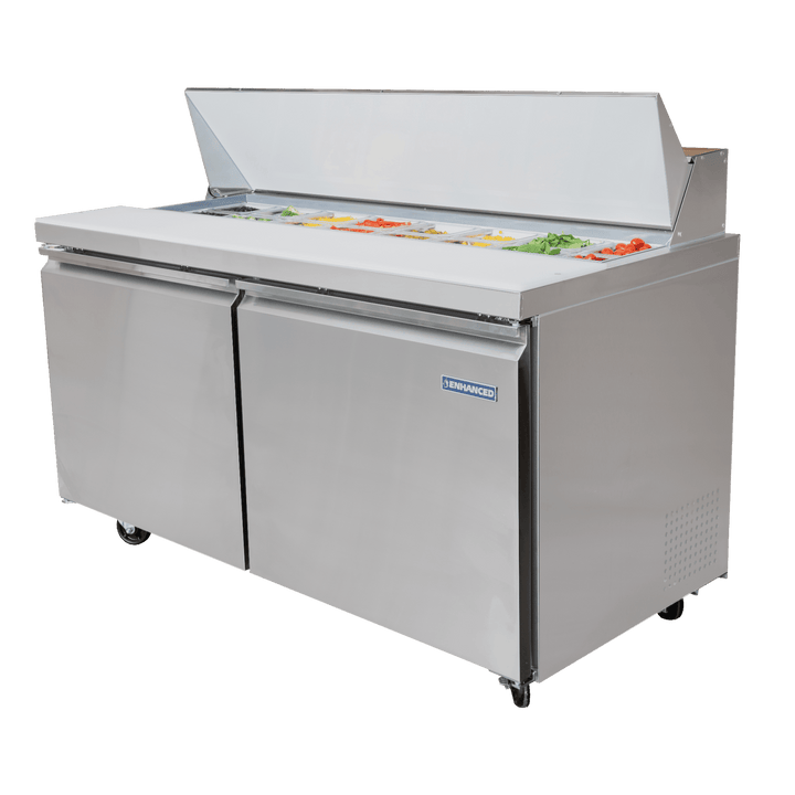 ESP-60-HC Enhanced 60" Refrigerated Sandwich/Salad Prep Unit - Enhanced Refrigeration - Refrigeration - Enhanced Equipment
